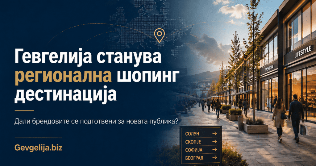 Гевгелија станува регионална шопинг дестинација – дали брендовите се подготвени за новата публика? Шопинг во Гевгелија: градот станува регионална дестинација за брендови и посетители