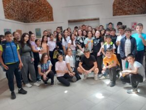 Изложба на Мозаици од учениците од VI до IX одд, ООУ Ристо Шуклев Негорци
