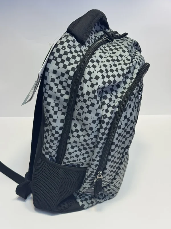 Street Urban Checkered Ранец– Сив и Црн - Image 2