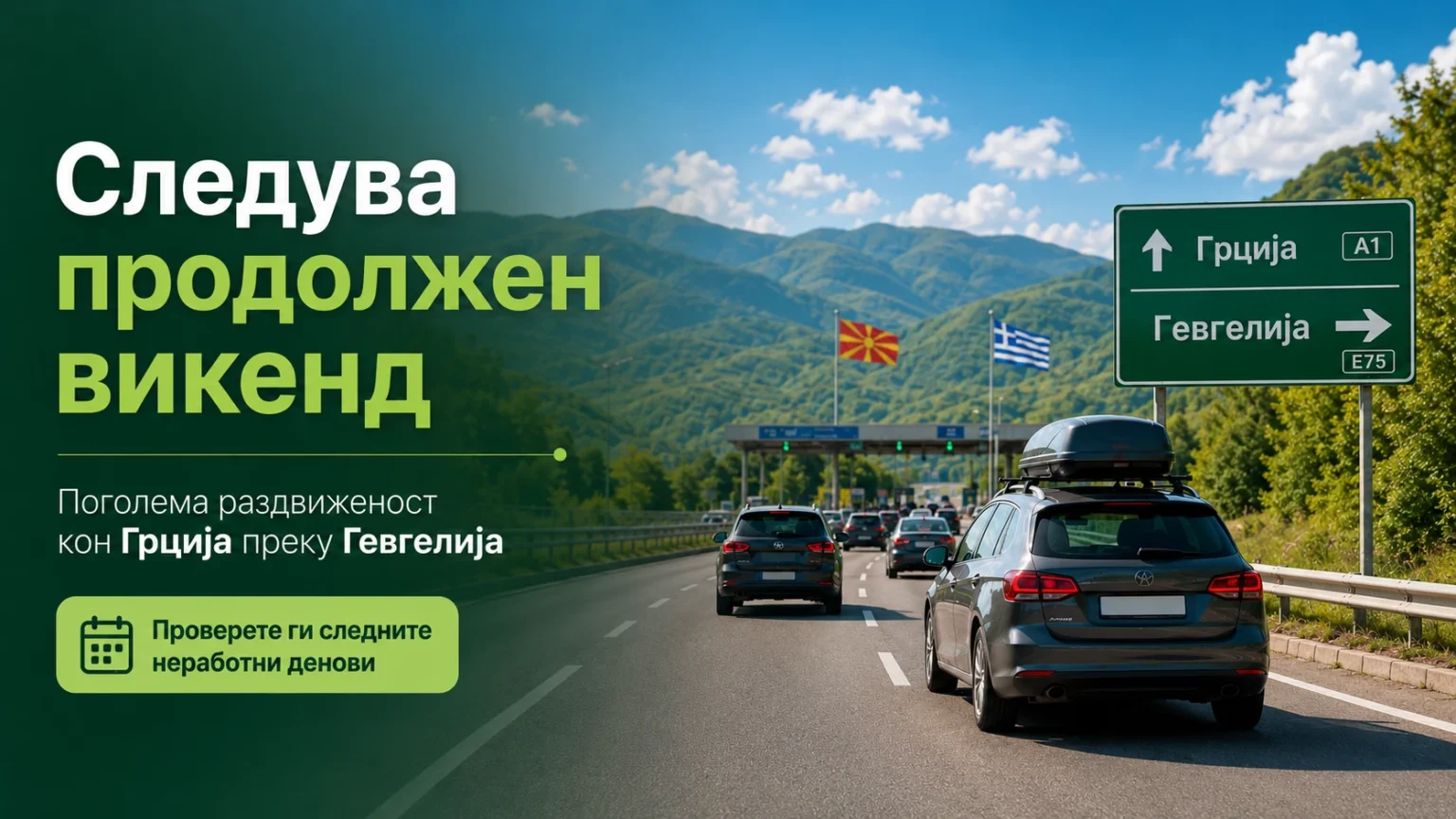 Поголема раздвиженост кон Грција преку Гевгелија